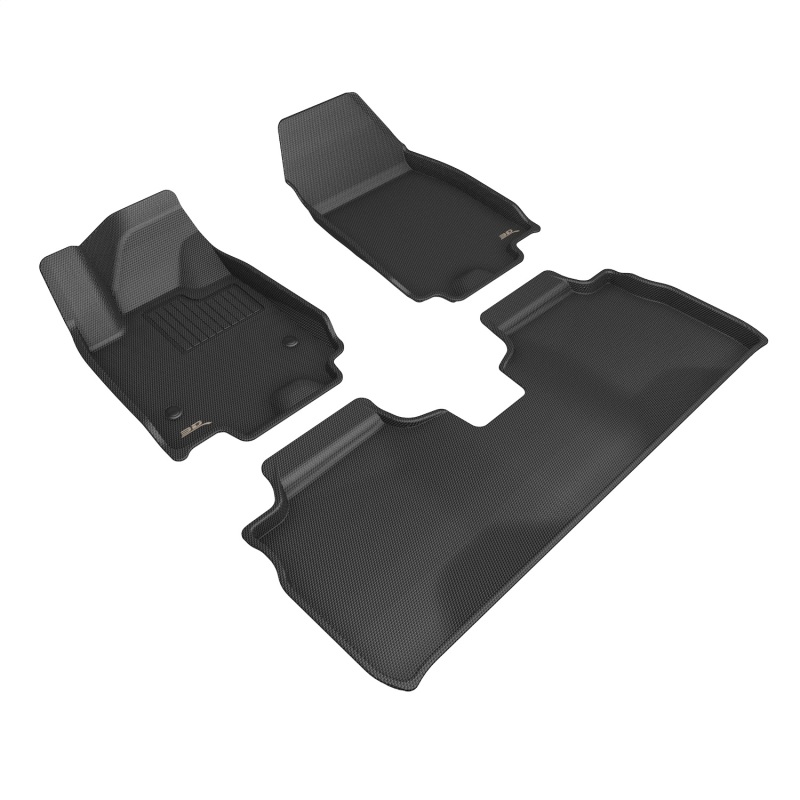 Chevrolet Equinox EV Floor Mats - Front - 3D MAXpider - Kagu - Black - `24-`26
